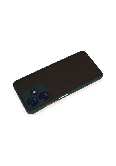 İnfinix Hot 30 4g Uyumlu Kılıf Montreal Silikon Kapak - Yeşil