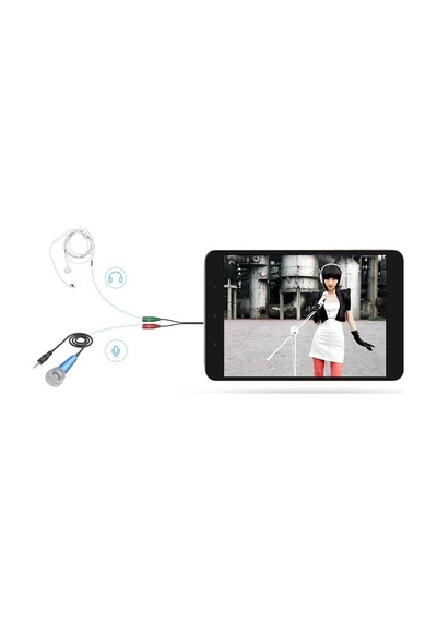 Kulaklik Mikrofon Ayirici 3.5Mm 4745A Splitter Switch Dönüştürücü