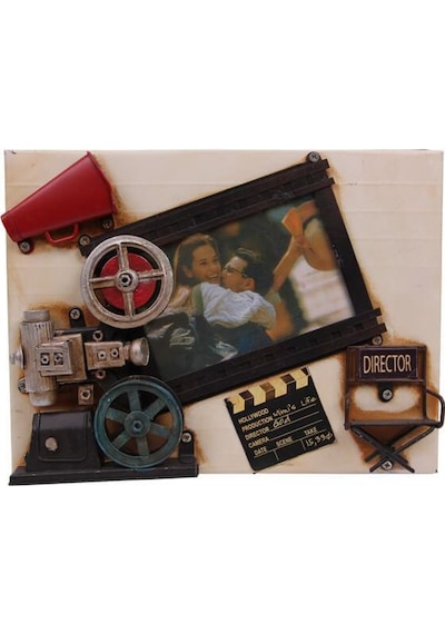 Dekoratif Metal Çerçeve Sinema Temalı Vintage Hediyelik