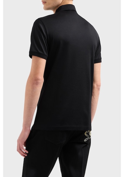Emporio Armani Erkek Polo Yaka T Shirt Em001704 Af10017 Mc184 Siyah Siyah