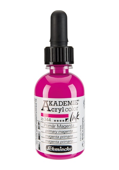 Akademie Akrilik Mürekkep 50 Ml 344 Primary Magenta Diğer