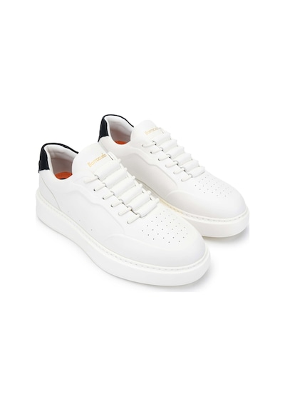 Barracuda Erkek Hakiki Deri Beyaz/siyah Sneakers & Spor Ayakkabı 511 Bu3510a Erk Ayk Y24 Whıte/black Çok Renkli