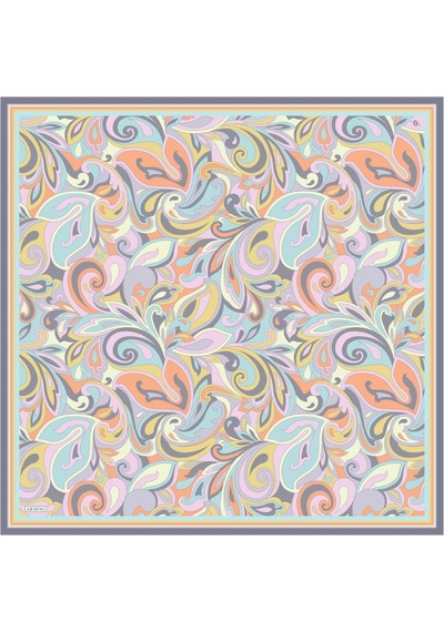 Armine Dj Saf İpek Eşarp 9323d Sura Nostalji - 90 X 90 / Mor - 81 Mor - 81