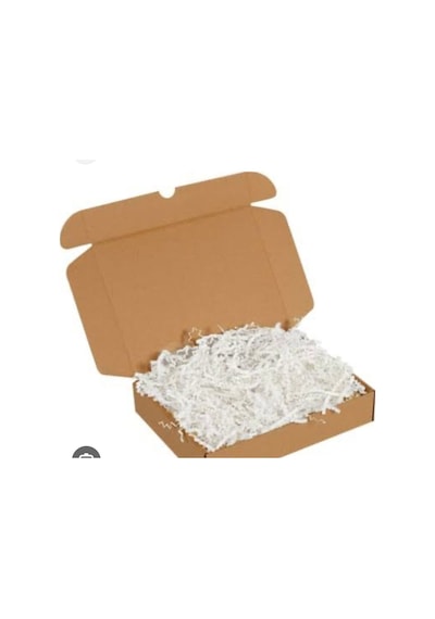 Beyaz Kırpık Dolgu Kağıdı 50 Gr Zigzag Kutu İçi Süsleme Kağıdı Hediye Kutusu Dolgu Kağıdı