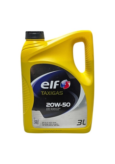 Elf 20W-50 Taxıgas Motor Yağı 3 L