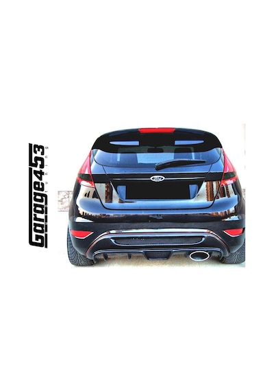 Garage453 Ford Fiesta Arka Tampon Eki Diffizör Plastik Boyasız