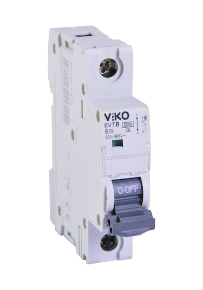 6vtb-1b25 Otomatik Sigorta 6ka B Tipi 1 Kutup 25a