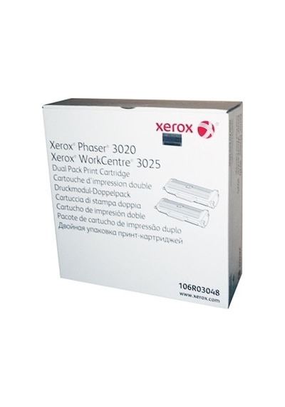 Xerox 106r03048 Phaser 3020-wc3025 Dual Pack Toner 2x1500 Sayfa