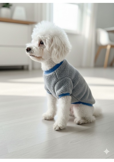 Kedi - Köpek Welsoft Yumuşak Peluş Sweat - Kıyafeti- Mont - Yelek