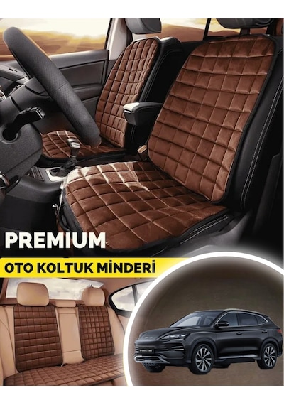 Byd Seol U Koltuk Minderi Ortopedik Cepli Araç Ve Kılıf Seti Tam Uyumlu, Taba Renk, Konforlu Tasarım