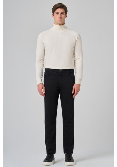 Morven Erkek Siyah Denim 5 Cep Dynamic Fit Jean Kot Pantolon 26ms003008001 Siyah