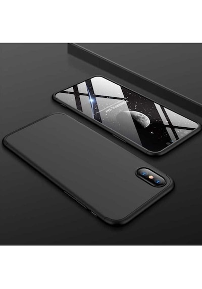 Apple Uyumlu iPhone Xs Max 6.5 Kılıf Zore Ays Kapak Siyah