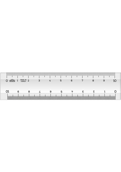 Hatas Cep Desimetresi 10 CM Cep Desimetresi 20 Li Paket