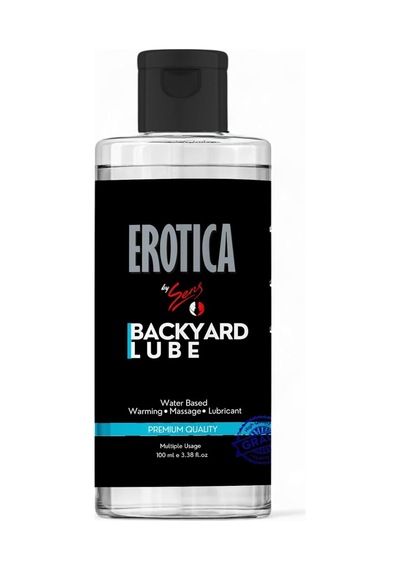 Backyard Lube Water 100ml - Su Bazlı Anal Kayganlaştırıcı Masaj Jeli, Hipoalerjenik, Paraben Ve Zararlı Kimyasal İçermez, Cilt Dostu, Kolay Temizlenebilir, Kondomla Uyumlu Kayganlaştırıcı