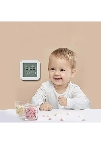 Dijital Isı Ve Nem Ölçer - Bluetooth Bağlantılı, Lcd Ekran