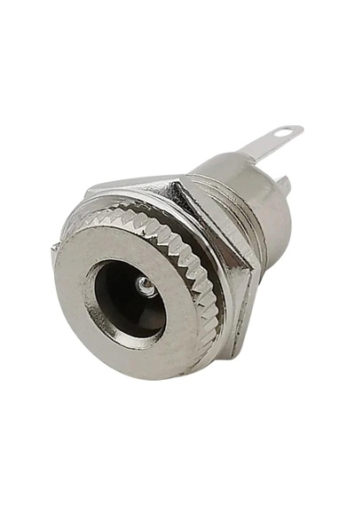 Ic-258d Dc Jak 2.1mm Metal Ø12mm
