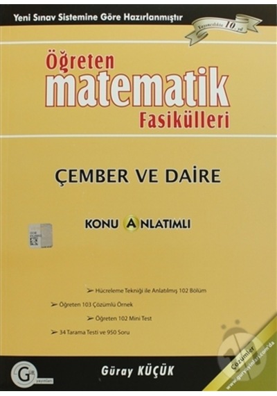 Gür Yayınları Öğreten Matematik Çember Ve Daire
