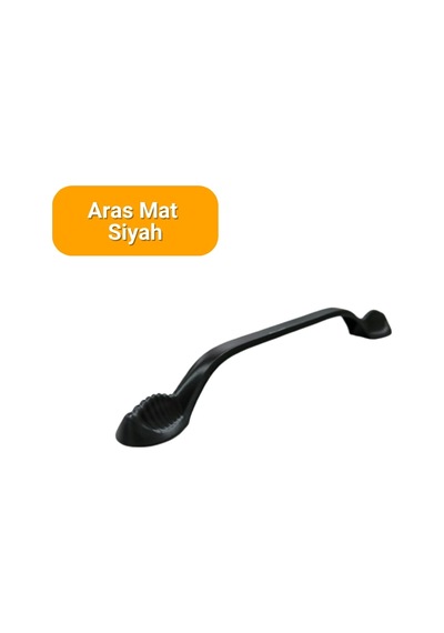 4 Adet Aras Mat Siyah Metal Mobilya Kulpu 160mm - 192mm Mat Siyah