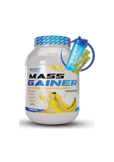 West Nutrition Mass Gainer Karbonhidrat Tozu 3000 Gr + Hediye