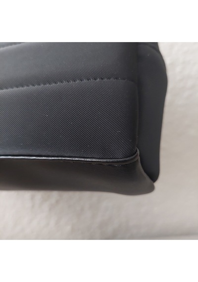 Newish Polo Portföy Stil Çift Gözlü Makyaj Ve El Çantası-dokulu Model Siyah
