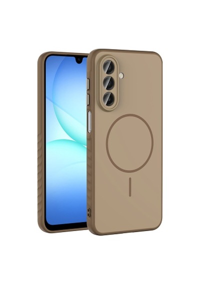 Lexroo Galaxy A17 Mag Safe Şarj Özellikli Tea Kılıf - Gold