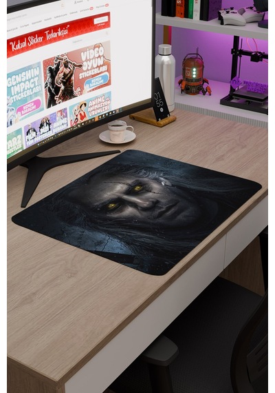 The Witcher V5 48x40 Xl Gaming Kauçuk Kaymaz Taban Mouse Pad Fare Altlığı