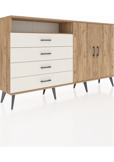 Arges Konsol 3 Raflı 4 Çekmeceli 2 Kapaklı 176x30x99 Çam-çam/aytaşı Atlas Çam/aytası - Atlas Çam Arges Konsol 3 Raflı 4 Çekmeceli 2 Kapaklı 176x30x99 Çam-çam/aytaşı Atlas Çam/aytası - Atlas Çam
