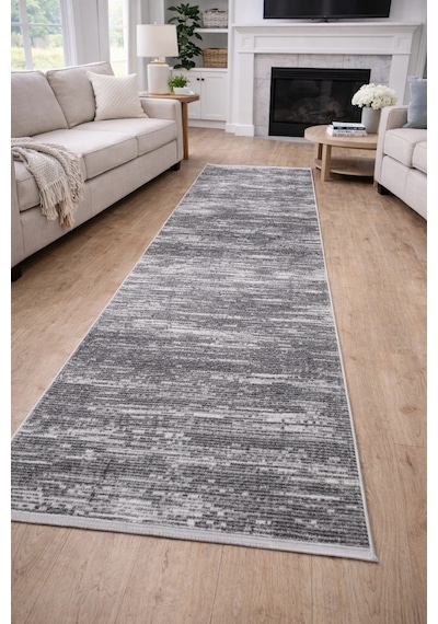 Merinos Vista 76587-098 Özel Kesme Halı Gri-antrasit Çok Renkli
