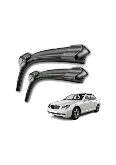Mercedes Benz C Serisi Ön Cam Silecek Süpürgesi Takımı 2004 - 2007 W203 Kasa Silecek Takımı