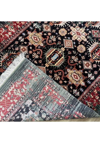 Hoom Rugs Tebriz Kr01 150 Tarak Makina Halısı Çok Renkli