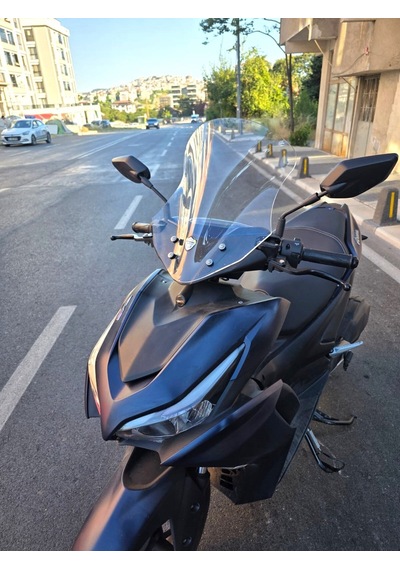 Motocam Rks Arome 125 Ön Cam 2022-2026 Model 43cm Şeffaf Renkli Sportif