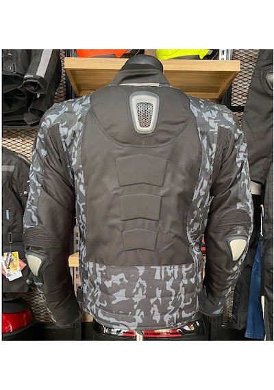 Prosev 18609 4 Mevsim Hörgüçlü Motosiklet Montu (Kamuflaj Desen)