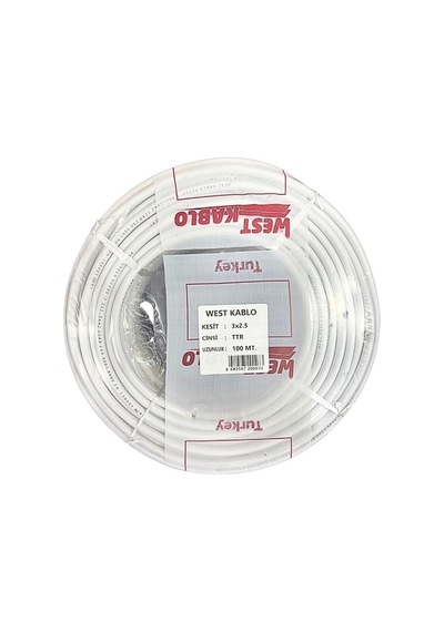 3x2,5 Mm Ttr Elektrik Kablosu 100 Metre