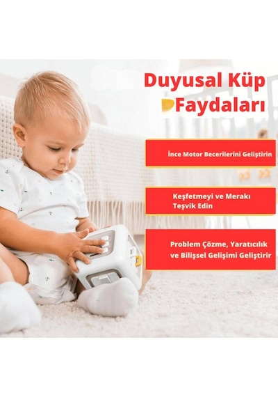 Montessori 6mp 039sı 1 Arada Eğitici Aktivite Küpü