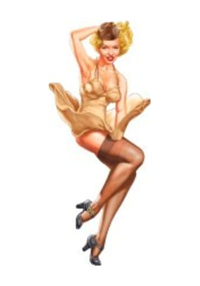 Bay Etiket Pnp15 Pinup Kizi Sticker