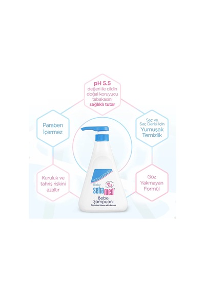 4 Adet Sebamed Baby Şampuan 500ml