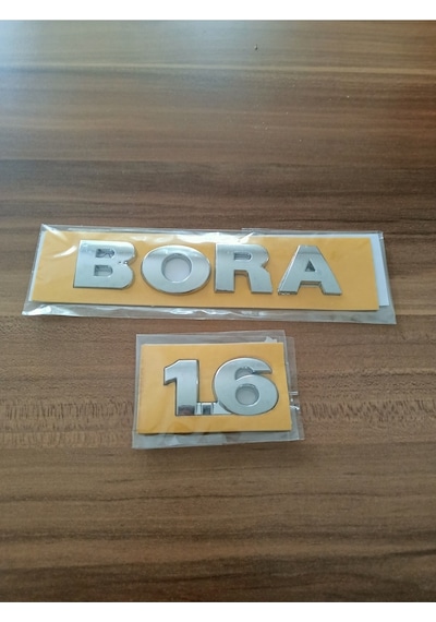 Bora Yazı Takım Volkswagen "bora 1.6" 2'li Bagaj Yazısı