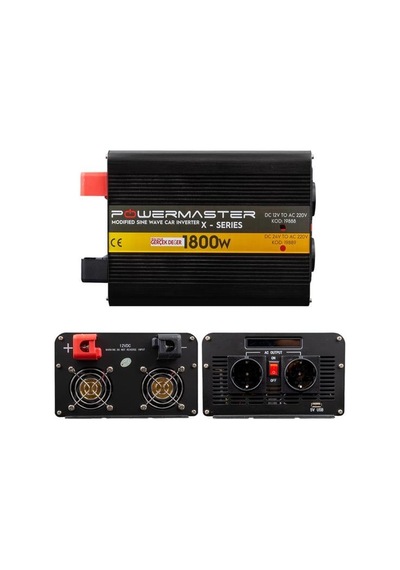 Diğer Enerji Sistemleri Ürünleri 12-220v 12 Volt 1800 Watt Modified Sinus İnverter Pwr1800-12