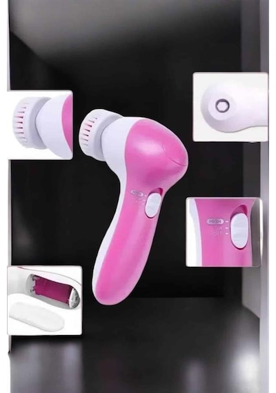 Tnabilir - 483 - Yüz Temizleme Cihazı Masaj, Peeling, Temizlik - Glblseme - 5 Başlıklı