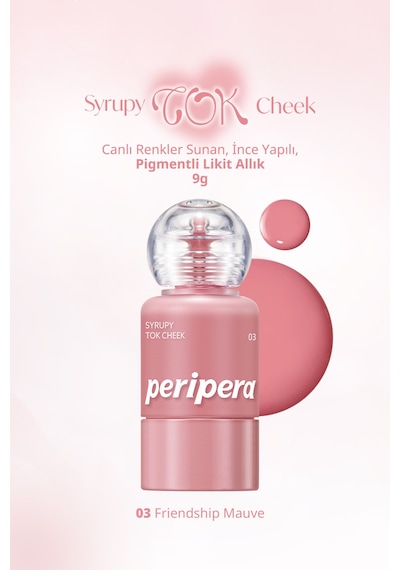 Peripera Syrupy Tok Cheek 03 Friendship Mauve