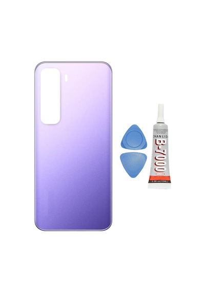 İnfinix Hot 60 Pro Plus Mavi Arka Cam Batarya Pil Kapağı Telefon Arka Kapak Yapışkan Beraber