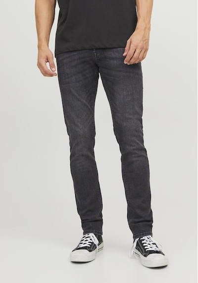 Jack & Jones Erkek Glenn 270 Slim Fit Jean 12243595 Black Denim Siyah