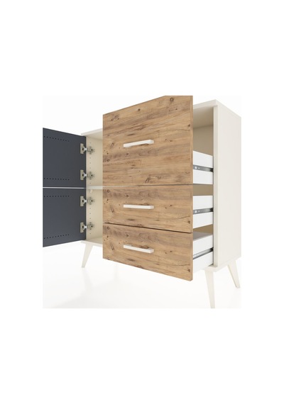 Arges Şifonyer Tek Raflı 3 Çekmeceli 2 Kapaklı 88x30x80 Aytaşı-antrasit/çam Antrasit/çam Arges Şifonyer Tek Raflı 3 Çekmeceli 2 Kapaklı 88x30x80 Aytaşı-antrasit/çam Antrasit/çam