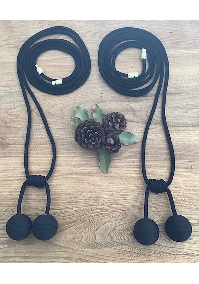 Ege Nin Atölyesinden Tavan Broçölü , Tavan Bağlama , 2 Adet , Perde Aksesuarı 4 Top