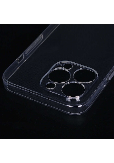 Mobilteam Apple Uyumlu iPhone 13 Pro Max İmax Silikon-renksiz Renksiz