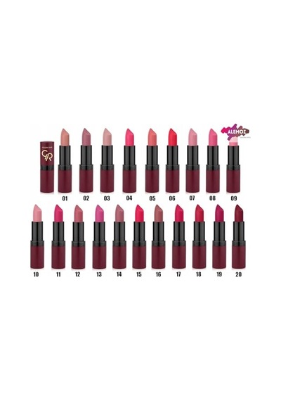 Matte Lipstick No: 19 - Yoğun Pigmentli Kadifemsi Mat Ruj Diğer