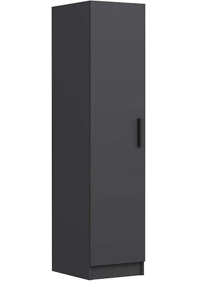 Minar Kale 1 Kapaklı Dolap Antrasit - Antrasit 210cm