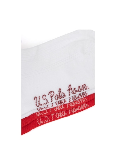 U.s. Polo Assn. Kız Çocuk Beyaz Çorap Patik 50318079-vr013 Beyaz