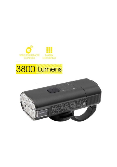 Moon Rıgel Power-s 3800 Lm Usb Ön Far Siyah