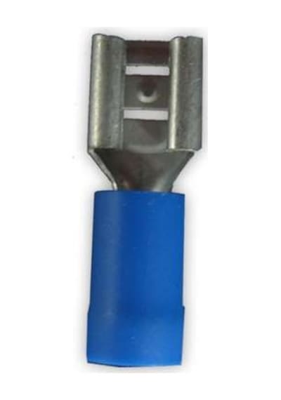 Kablo Ucu İzoleli Dişi Mavi 1,5X2,5 / 6,35 mm FD-2638 25 Adet